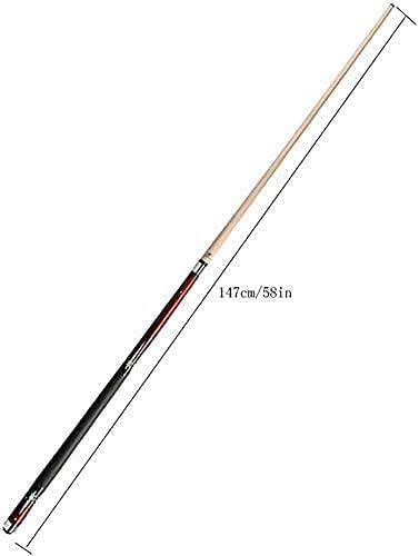 Cue 58 u 19-21oz Bilijar Cue štapići sa 11,75 mm Cue Savjeti 1/2 spojenog bazena sa kutijom za odlaganje koji se koristi za školski