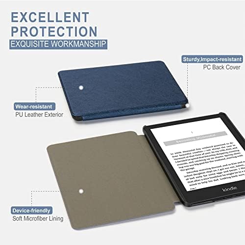 Slimshell futrola za sve - novo izdanje Kindle 10. generacije 2019. - lagani zaštitni poklopac sa automatskim spavanjem/ buđenjem,