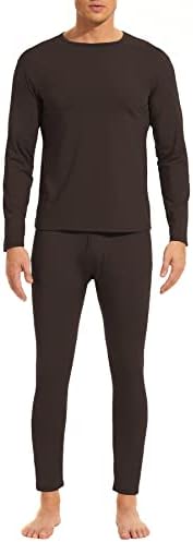 Zando Dugi Johns Fleece, termički donji rub za muškarce s dugim rukavima Termalne košulje i dna bazirana, padajuća odjeća