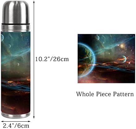 Vantaso izolirana boca za vodu Galaxy Stars Nebula Space Universe Zemlja Vakuumska tikvica Sportska šolja 500ml 17 oz za žene Dječji
