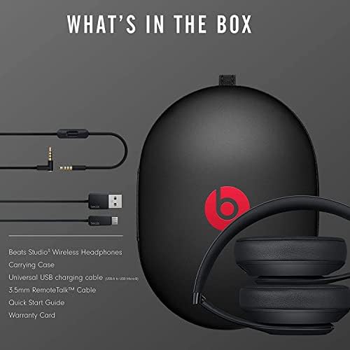 Beats_by_dre pobijedio studio3 Bežični zvuk Otkazivanje slušalica preko uha - Bluetooth slušalice klase 1, 22 sata slušanja, ugrađenog