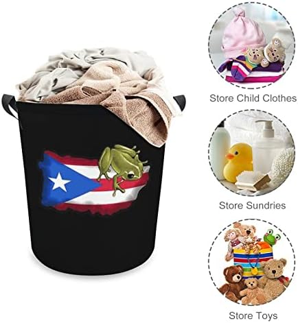 Portoriko Žablja korpa za pranje veša sklopiva torba za odlaganje kante za veš u korpi za veš sa ručkama