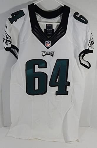 2014 Philadelphia Eagles Matt Tobin 64 Igra izdana Bijeli dres 46 + 4 696 - Neintred NFL igra rabljeni dresovi