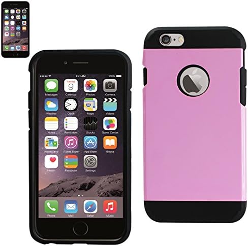 Reiko Dual Layer TPU / PC poklopac za iPhone 6 4.7inch, iPhone 6s 4.7inch - Maloprodajna ambalaža - ružičasta