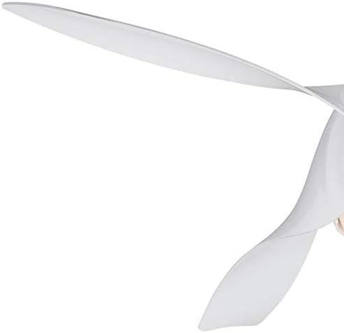 Minka-Aire F803-WH nosač za spuštanje, 3 bijele oštrice Stropni ventilator sa svjetlom od 94 vata, bijeli visokog sjaja