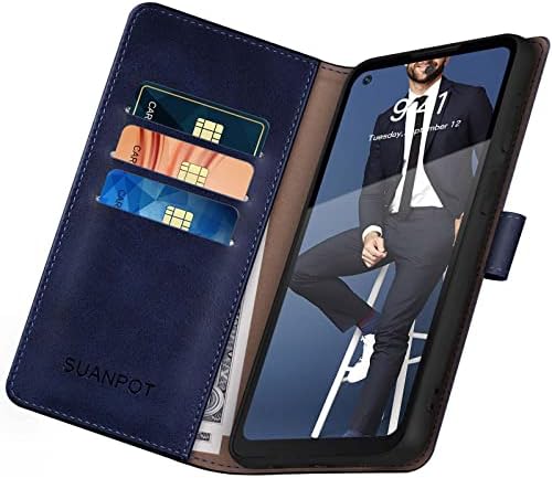 SUANPOT za Motorola（Moto G Power 2022） torbica za novčanik 【RFID blokada】 držač kreditne kartice, Flip Folio Book PU kožna futrola