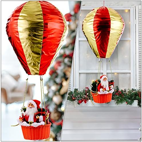 PRETYZOOM 1pc Božić Vibe suspendovan plafon Ornament Božić Santa Balloon dekor