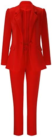 Business Casual Blazer odijelo Workout Blazer haljina Dvodijelni Office odijelo 2023 Modne outfit blezer jakne za žene
