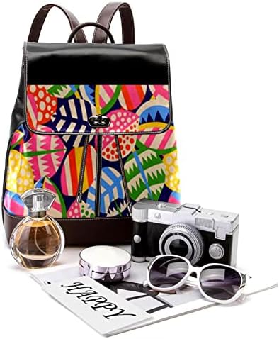 VBFOFBV ruksak za laptop, elegantan putni ruksak casual paketa ramena torba za muškarce, moderni šareni list crtani lijepi uzorak