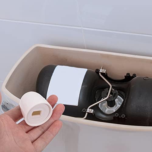 DOITOOL 8pcs Extra on Screw Caps Push-with Plastic Push-on Toilet Easy Universal Caps: instalacija podloška, Supplies Bowl podne kapice, poklopci za okruglu montažu bijeli vijak