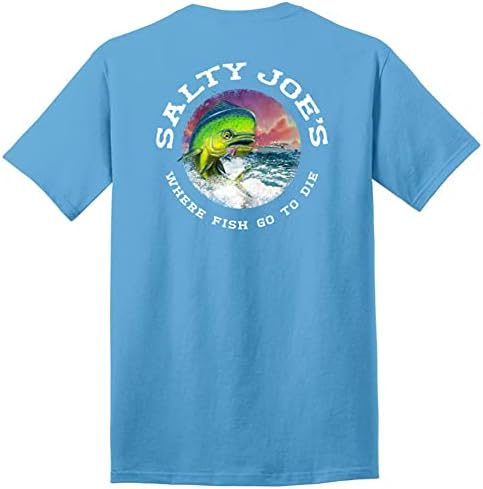 Salty Joes Mens Graphic Logo Harveeght pamučne majice u redovnom, velikom i visokom