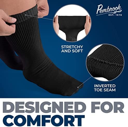 Pembrook Extra široke i dijabetičke čarape sa snopom