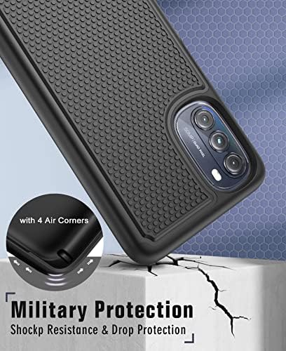 za Motorola Moto G 5G 2022 futrola: dvoslojna zaštita za teške uslove rada / zaštitne futrole za telefon otporne na udarce vojnog