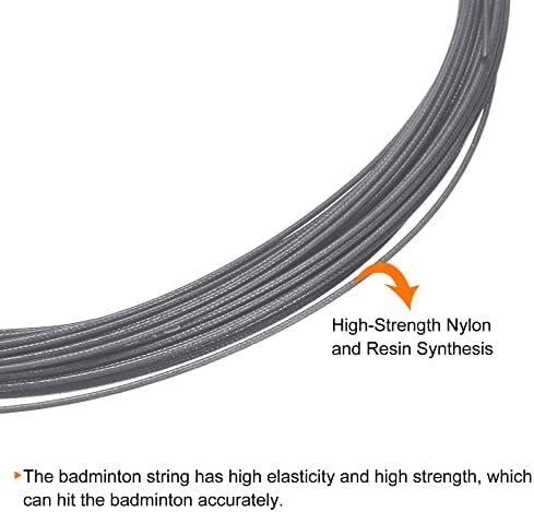 PATIKIL žica za reket za Badminton, izdržljiva najlonska žica za reket zamjena žice za navojnu liniju visoke fleksibilnosti
