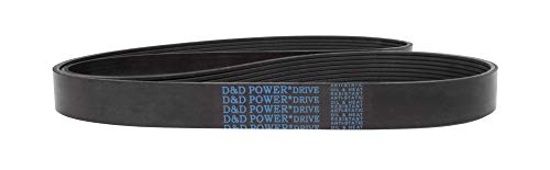 D & D Powerdrive 580K18 Poly V pojas, 18 traka, guma