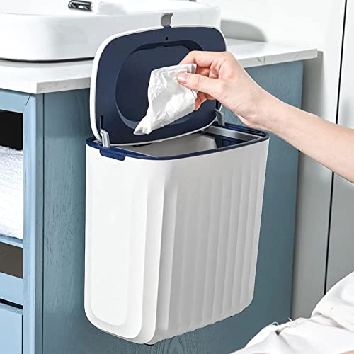 Lodly Trash Can, viseći kantu za smeće za kuhinjske ormare za kućište za odlaganje otpada ispod sudopera zidne kante za smeće sa poklopcem