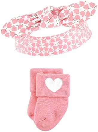 Hudson Baby Heming Girl Trake i čarape Set, zeko, 0-9 mjeseci