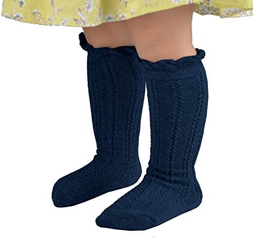 EPEIUS djevojčice koljena visoke čarape pamučne uniforme čarape cijev naborane čarape Novorođenče Dijete