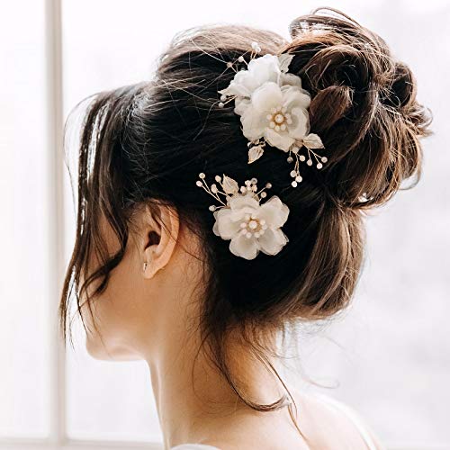 AW bridal Bridal hair Clips 2 kom cvijet vjenčanje kosa češalj igle vjenčanje Hair Accessories za mladu