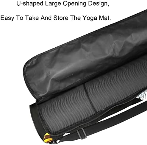 Prekrasne akvarelne Bumbar Bee Yoga Mat torbe s punim patentnim zatvaračem Yoga Carry Bag za žene i muškarce, nosač prostirke za vježbu