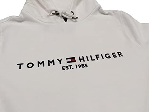 Tommy Hilfiger muške runo Logo Hoodie Black