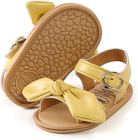 Kosankem Djevojke Sandale Gumene Sole Ljeto na otvorenom Dojenčad prve šetačke krevetirske cipele s dubinjskim sandalama