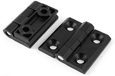 Novi LON0167 2pcs vijci sa postavljanjem crne metale Pouzdana efikasnost ormarića na vratima ormarića 60 mm x 60mm
