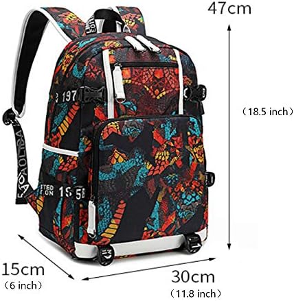 Košarkaš J-ordan multifunkcionalni ruksak Travel Student laptop Fans Flame Element Bookbag za muškarce žene
