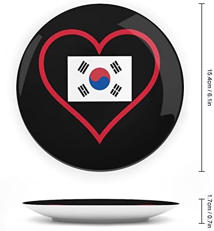 Volim South_Korea Red HertceRemska dekorativna ploča sa postoljem Custom Bone Kineska kućna ploča za kućnu kuhinju za dnevnu sobu