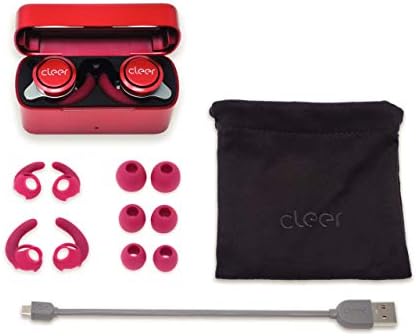 Cleer Audio - Ally, istinski bežični Bluetooth ušni uši sa 30 ukupnih sati baterije, izvanredne performanse, kontrole dodira