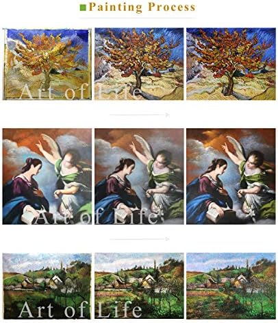 80-1500 dolara ručno oslikali nastavnici umjetničkih Akademija - 12 slika - belgijski 1818. do 1907. osunčan zimski Snježni pejzaž