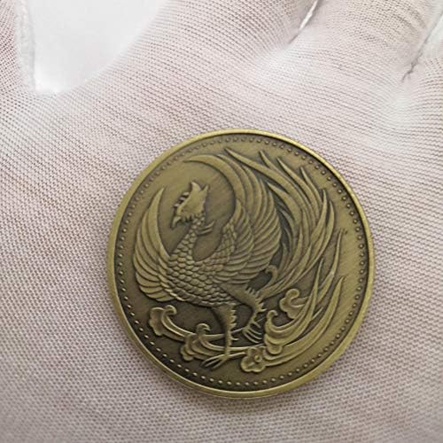 Spot Japanska tradicionalna kultura Phoenix Nirvana Komemorativni novčići pozlaćeni stotina ptica Raci Wishing Phoenix Coinscoin kolekcija