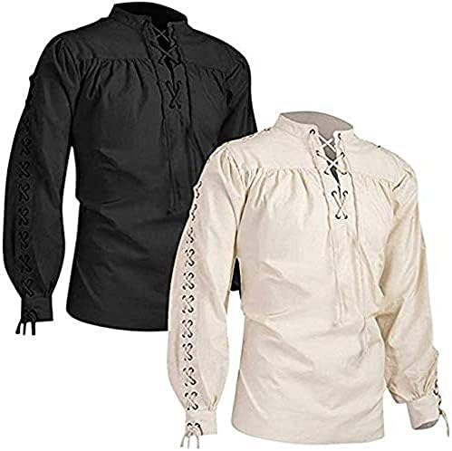 Muški duksevi se postavili sitni muškarci vrhovi modne boje majica Men zavoja za dugih rukava Medie-majica Gothic Man casual bluza