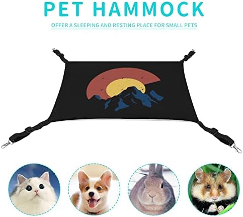 Colorado Flag Mountain Pet Hammock Udobni podesivi viseći krevet za male životinje psi mačke hrčak