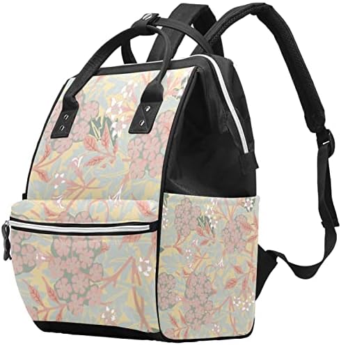 VBFOFBV ruksak za rušenje pelena, veliki ruksak za pelenu, ruksak za putovanja, ruksak za laptop za žene, vintage proljeće ružičasti