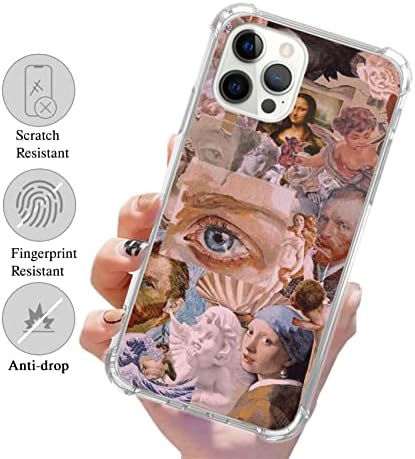 Estetska Ikonična slika Art Case kompatibilna sa iPhoneom 13 Pro Max, Renaissance Old Painting Collage Case za iPhone 13 Pro Max za