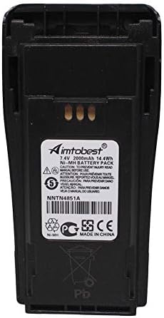 Aimtobest NNTN4851A NNTN4851 2000mah Ni-MH baterija kompatibilna za Motorola Radio PR400 EP450 CP200 CP040 CP140 CP150 CP340 CP360