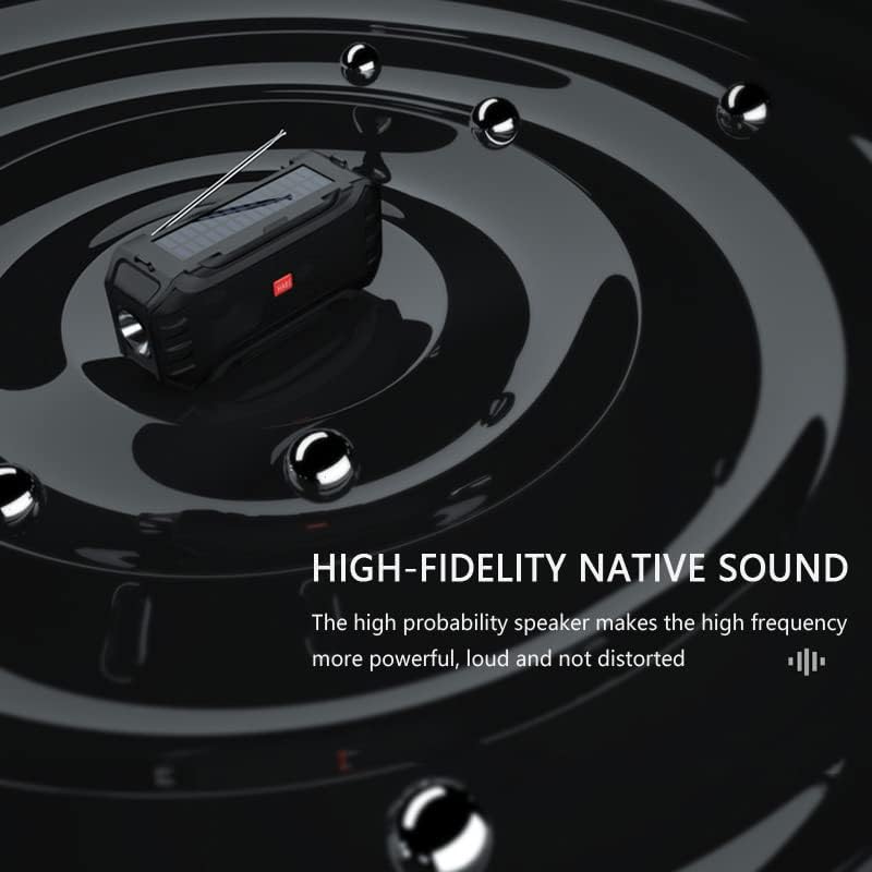 Tedatata zvučnik za solarno punjenje vanjski Bluetooth multifunkcionalni Riding Radio Square Dance Audio Wireless