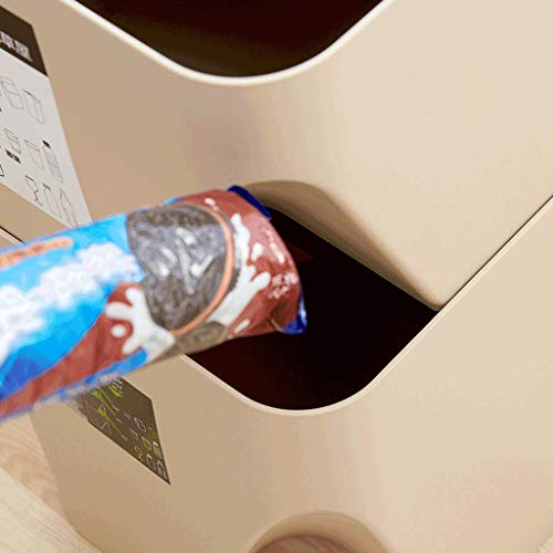 luckxuan kanta za smeće kuhinja / kanta za smeće Slaganje plastična kanta za smeće klasifikacija domaćinstva kutija za skladištenje