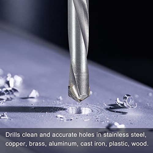 Uxcell cemented Carbide Twist burgije 4mm metalni rezač za Nerđajući čelik bakar aluminijum cink legura gvožđe 6 kom