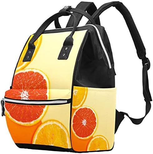 Guerotkr putnički ruksak, vrećica za peleni, ruksake Pelenerine, voće narančasta