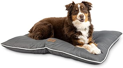PET zanatsko napajanje Super snoošer smirivanje unutarnjeg / na otvorenom Sva sezona Vodootporni izdržljiv pas krevet, veliki, pewter
