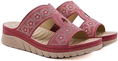 Ženske papuče udobne otvorene sandale ženske ljetne prozračne Slip-On klinovi Toe modne cipele za plažu ženske sandale za papuče na