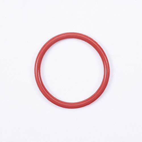 Bettomshin 10pcs 1.54 X0.09 Silikonski O-prsten VMQ brtve za brtvu za hidrauliku i pneumatiku brtvljenje crveno