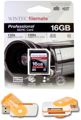 16GB Klasa 10 SDHC tim velike brzine memorijska kartica 20MB / sec.najbrža kartica na tržištu za JVC EVERIO kamkorder GZ-X900 GZ-HD3
