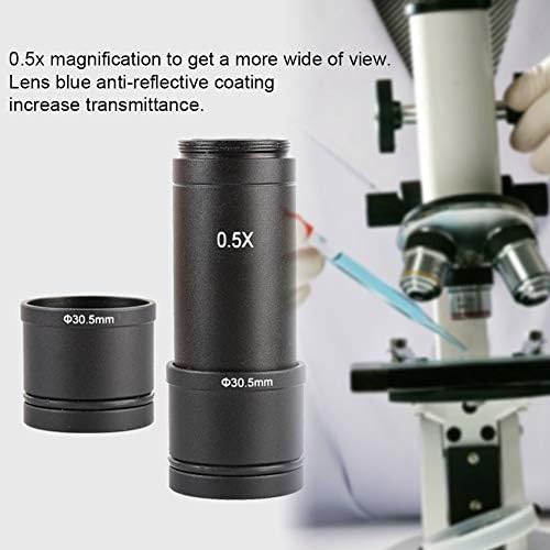 Mworld2 Adapter za mikroskop 0,5× C-mount objektiv 30mm & amp; 30,5 mm portovi Adapter Set za digitalni okular CCD kamere