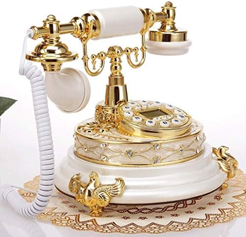 Zyzmh Antique Telefon, Fiksni digitalni vintage Telefon Classic European Retro fiksni telefon Cord sa visećim slušalicama za kućni