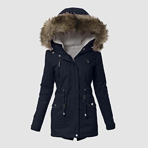 Žene zgušnjavaju tople zimski kaput žene dnevno plus size zimski kaput dugih rukava jakna vintage zgušnjava duga svijetla jakna