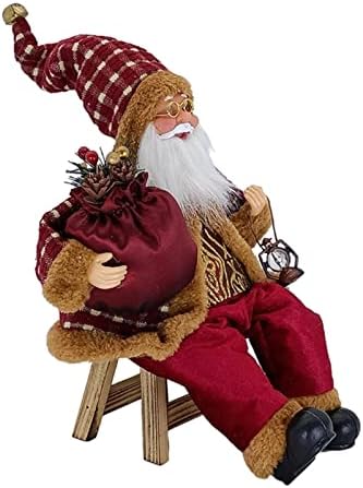 Pifude božićne ukrase Santa Claus figurice Božićna figura za viseći božićni ukras za božić santa santa claus lutka
