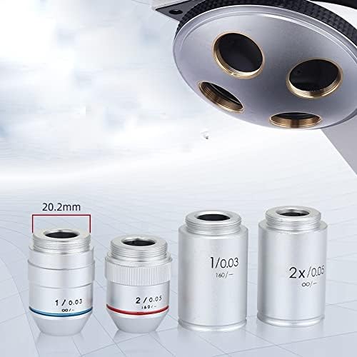 Oprema za mikroskop objektivni mikroskop 1x 2x Infinity Objective lens mikroskop pribor za laboratorijski potrošni materijal